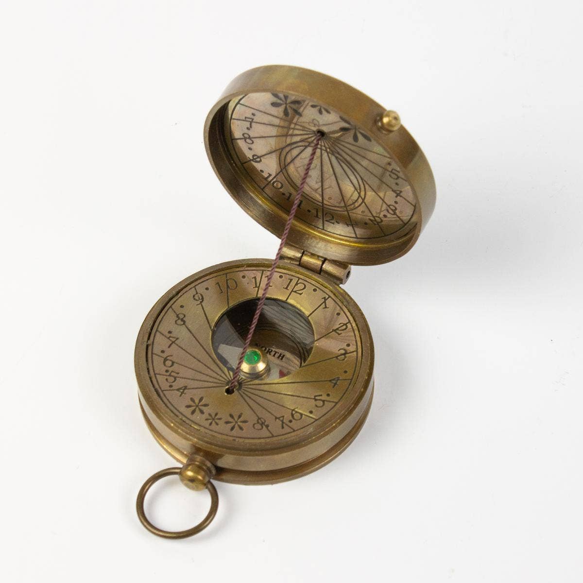 Pocket Sundial with String Gnomon