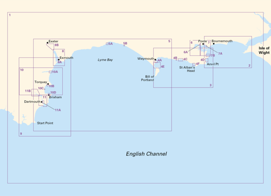 2300 Dorset and Devon Coasts Chart Pack