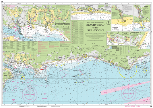 C9 Beachy Head to Isle of Wight (Imray Chart)