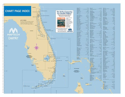 ChartKit Region 7 - Florida East Coast and the Keys 18th Edition