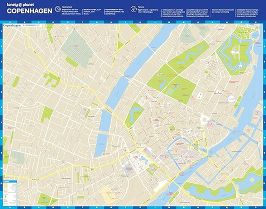 Lonely Planet Copenhagen City Map