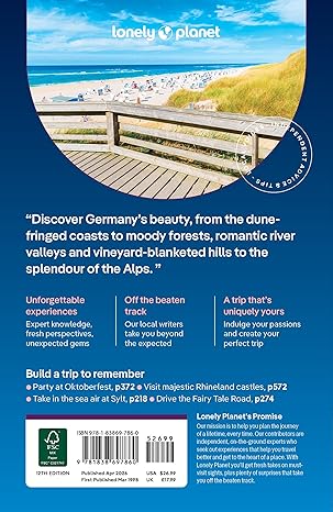 Lonely Planet Germany 12th edition, 2026