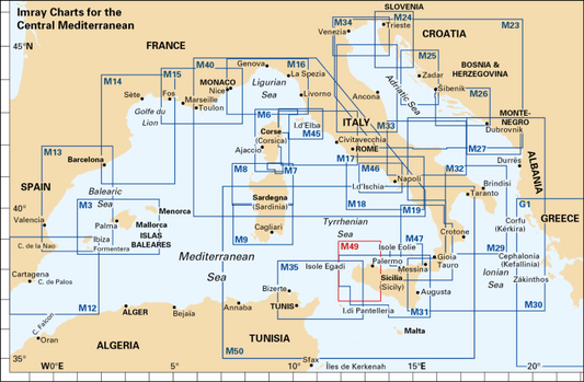 M33 Adriatic Italy - North (Imray Chart)