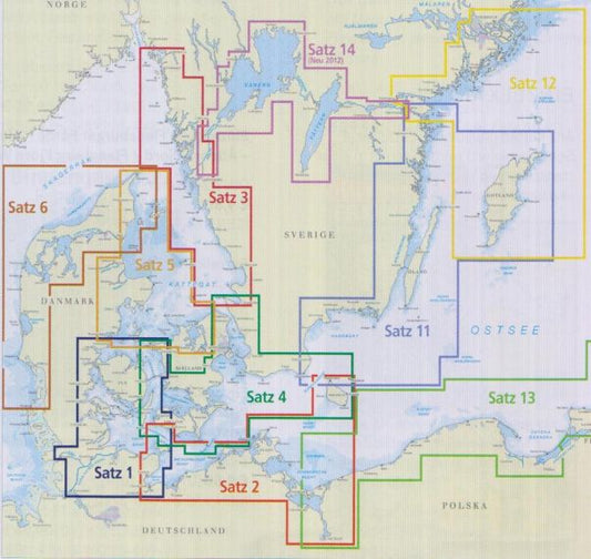 Sportbootkarten Satz 2: Mecklenburg-Vorpommern