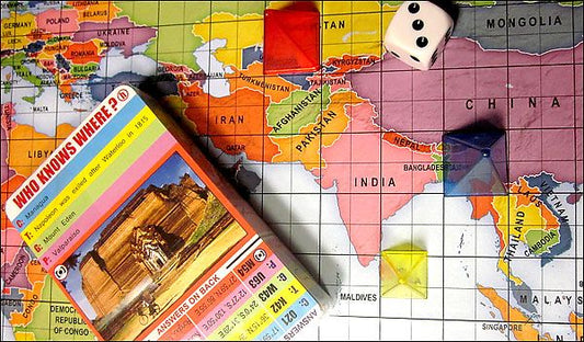 Who Knows Where? Board Game