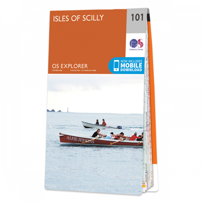 OS Explorer Active Map - Isles of Scilly (101)
