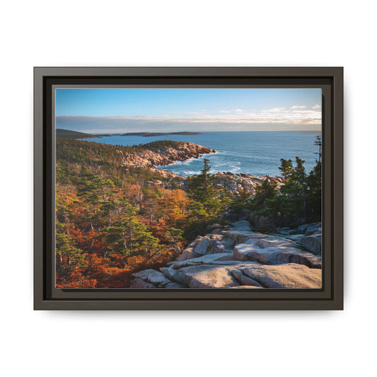 Canvas Print - Coastal Autumn Landscape