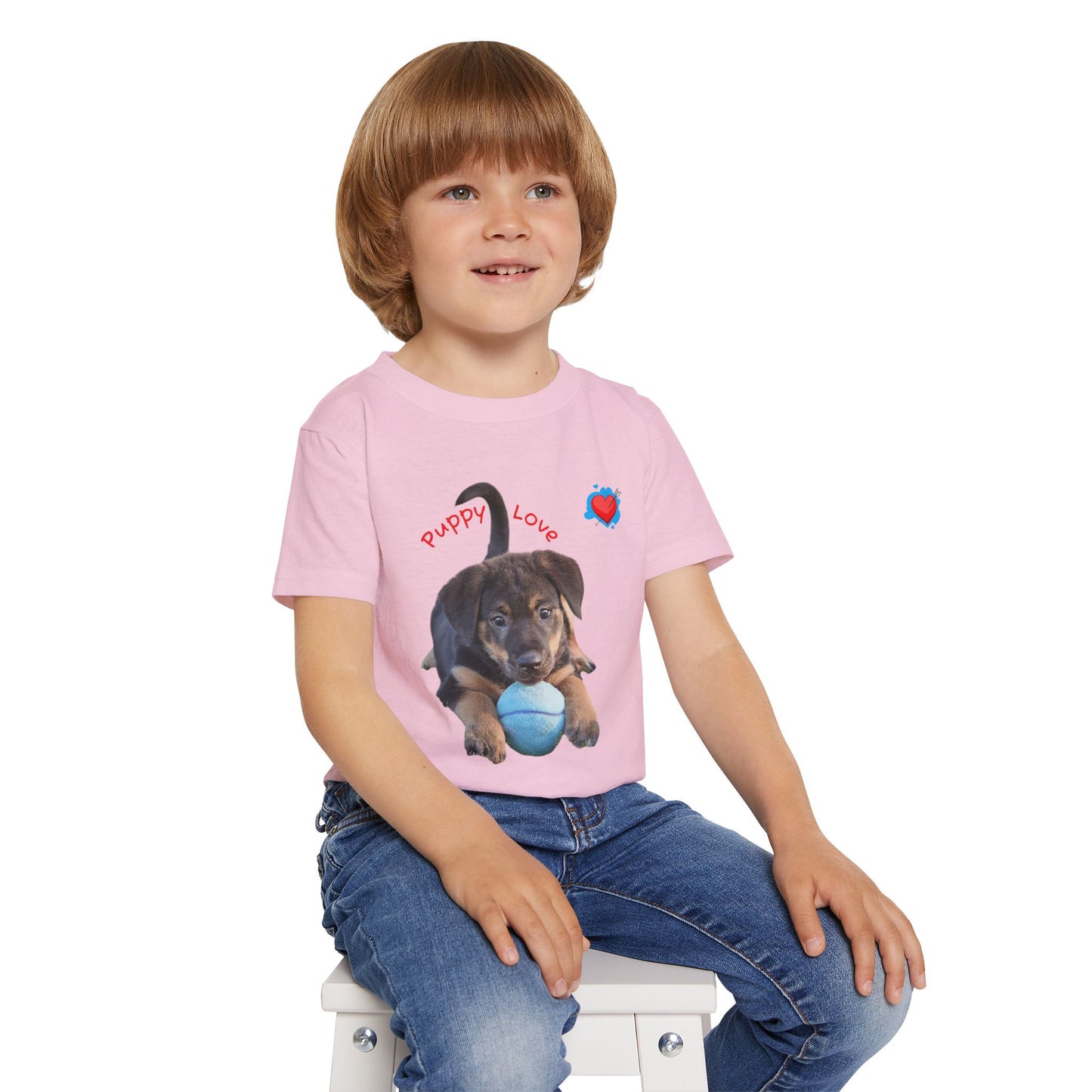 Heavy Cotton™ Puppy Love Toddler T-shirt