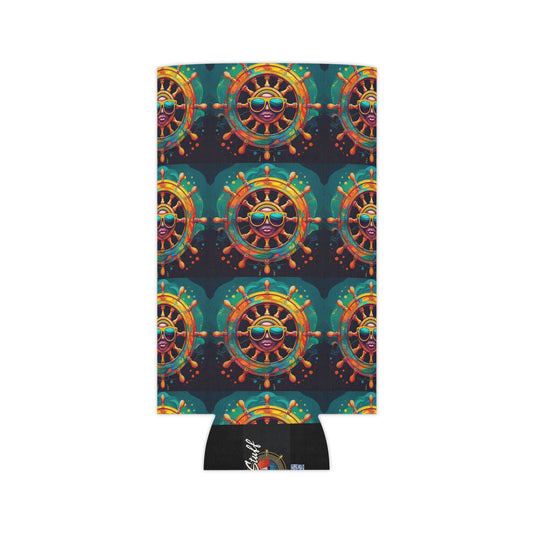 Vibrant Psychedelic Can Cooler