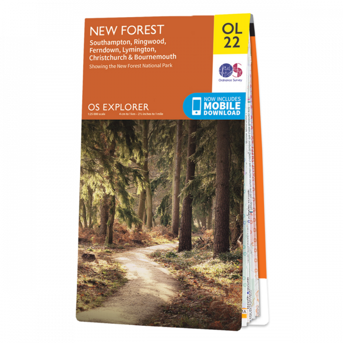 OS Explorer Map - New Forest (OL22)