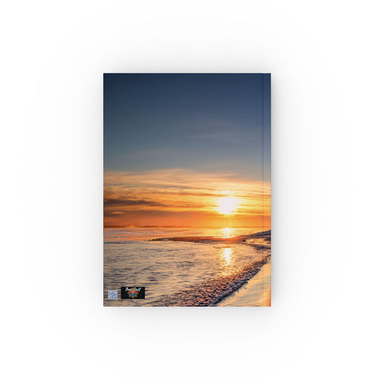 'Winter Lighthouse Sunrise Walk' Hard Backed Journal - Perfect for Inspiration and Reflection