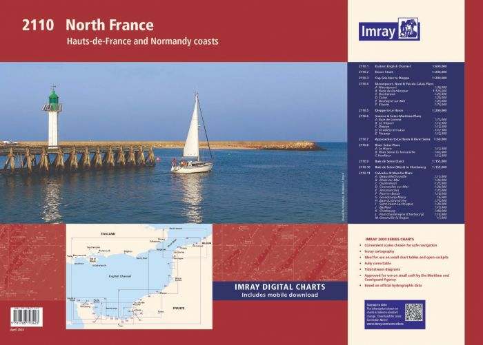2110 North France Chart Atlas (Imray Chart Folio)