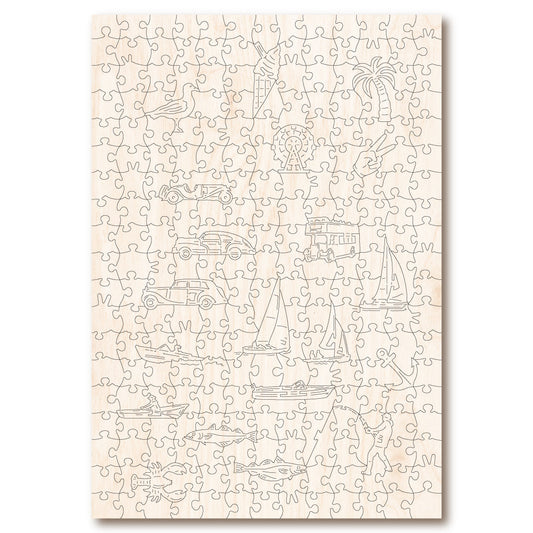 Vintage Poster - Torquay - Victory Wooden Puzzles