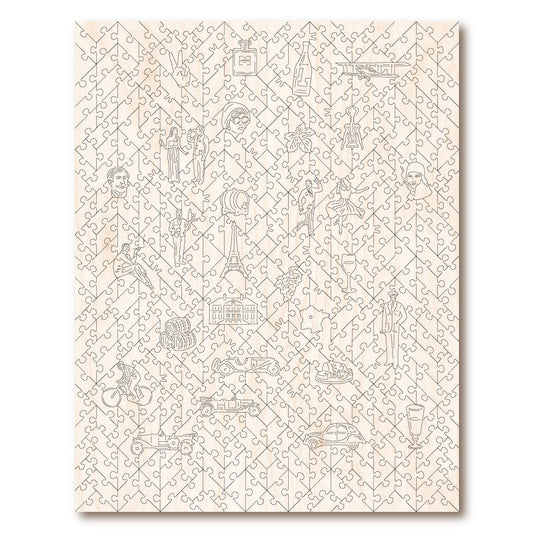 Vintage Poster - La Chablisienne (Large) Victory Wooden Puzzles