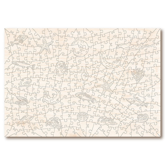 Kiss The Starfish - Victory Wooden Puzzles