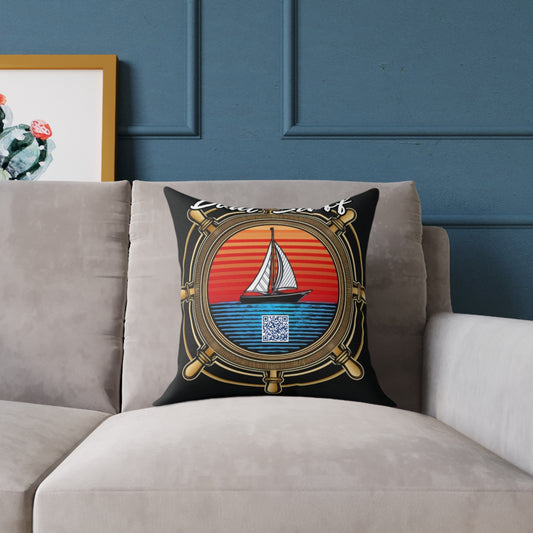 Nautical Themed Decorative Pillow - 'Boat Stuff' Ocean Vibe