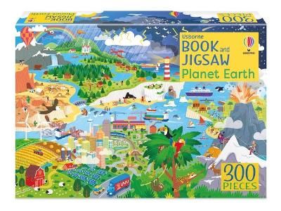 Usborne Planet Earth Book and Jigsaw Puzzle Set