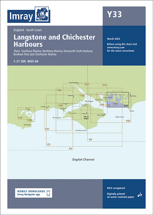 Y33 Langstone & Chichester Harbours (Imray Chart)