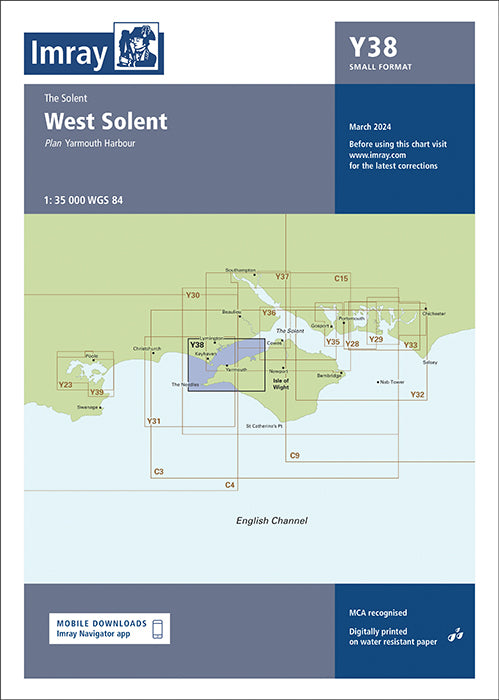 Y38 West Solent (Imray Chart)