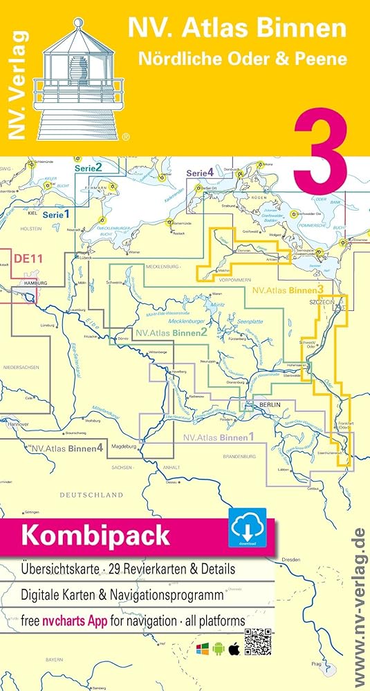 NV Atlas Germany - Binnenband 3 - Nördliche Oder & Peene - Boat-Stuff
