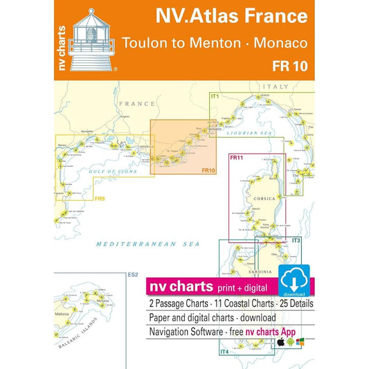 NV Atlas France FR 10 - Toulon - Menton - Monaco