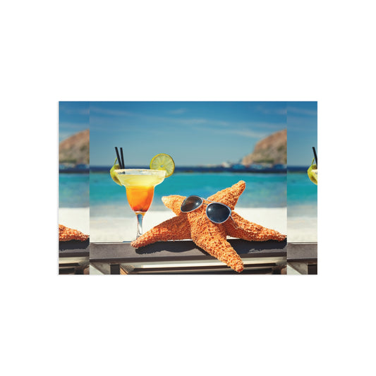 Margarita Starfish Postcard