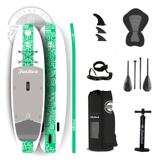 In stock: AirStick 10'6 Inflatable Stand Up Paddle Board | With Seat