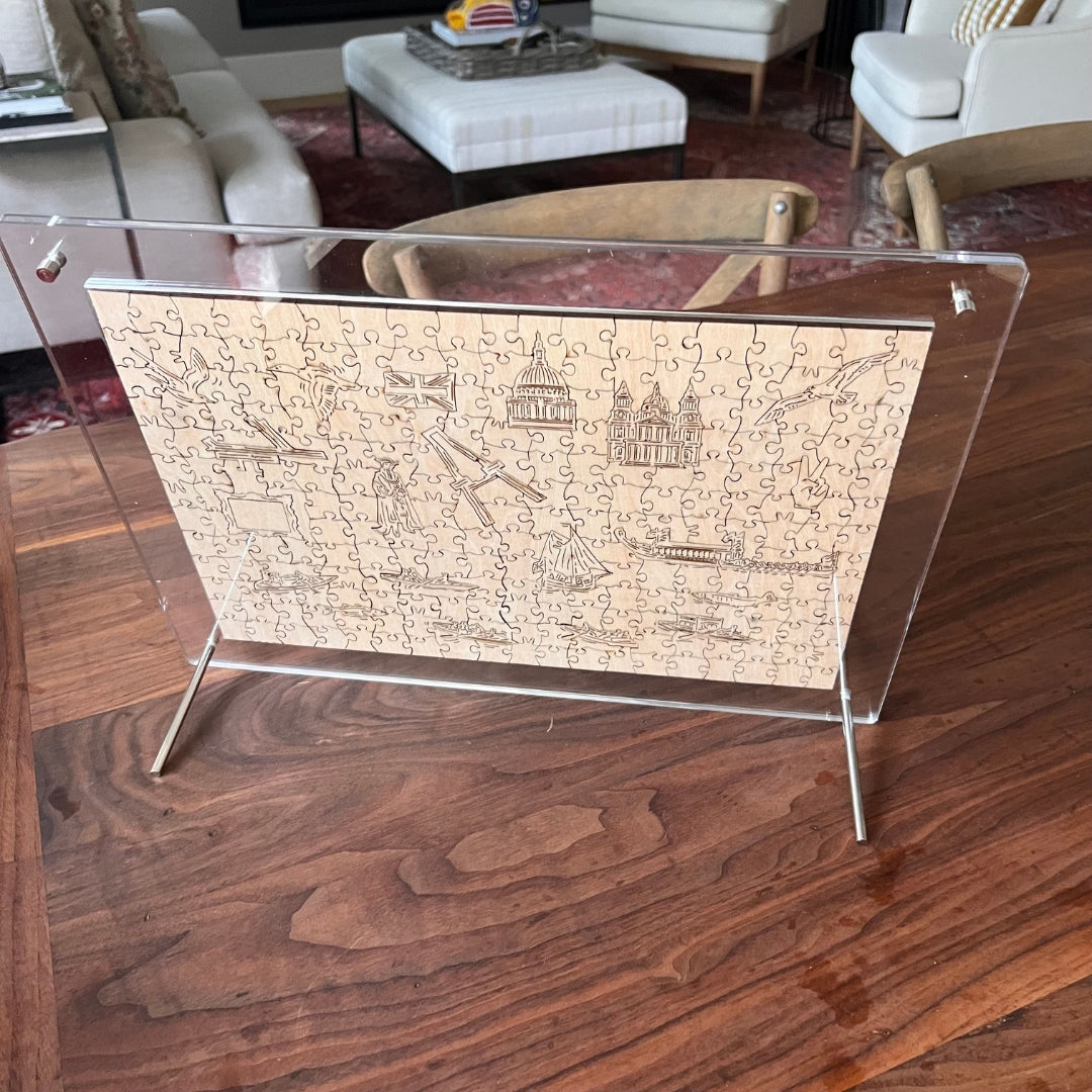 Double Sided Acrylic Frame - For Victory Wooden Puzzles '250' Piece 360x250mm
