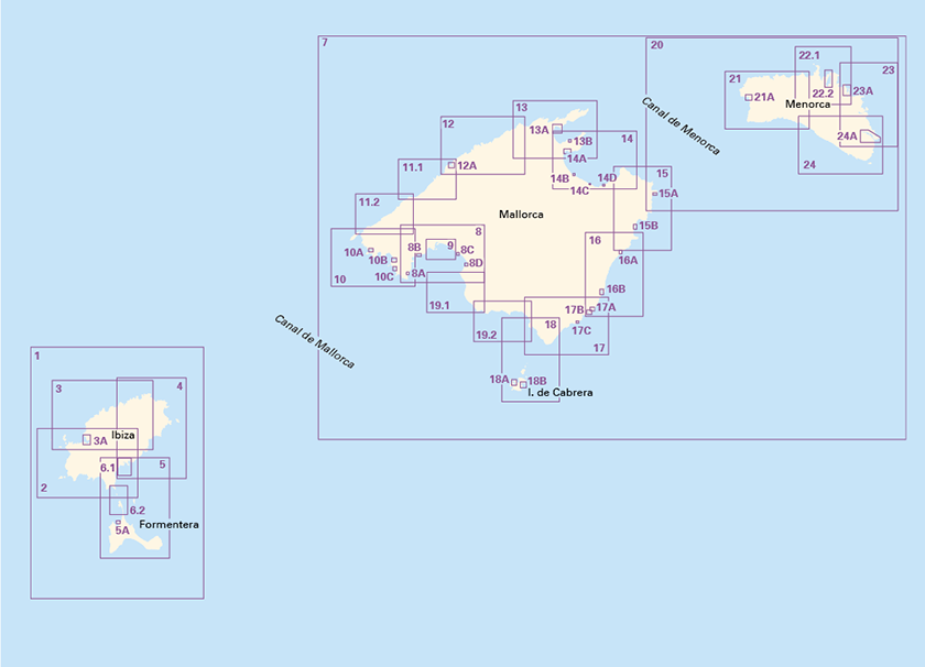 Imray Chart Pack - 3200 Islas Baleares