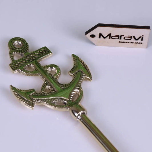 Pali Brass Shoe Horn Ships Anchor Design 48cm