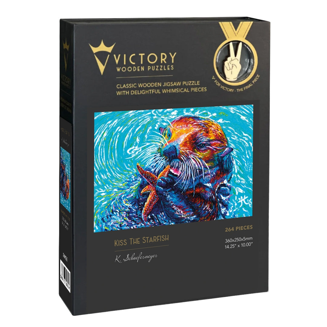 Kiss The Starfish - Victory Wooden Puzzles