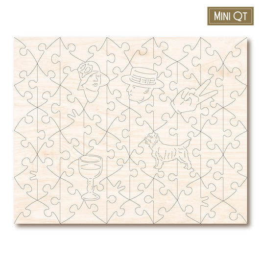 Luncheon of the Boating Party MINI QT Victory Wooden Puzzles