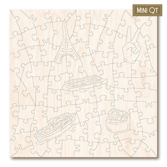 Paris MINI QT Victory Wooden Puzzles