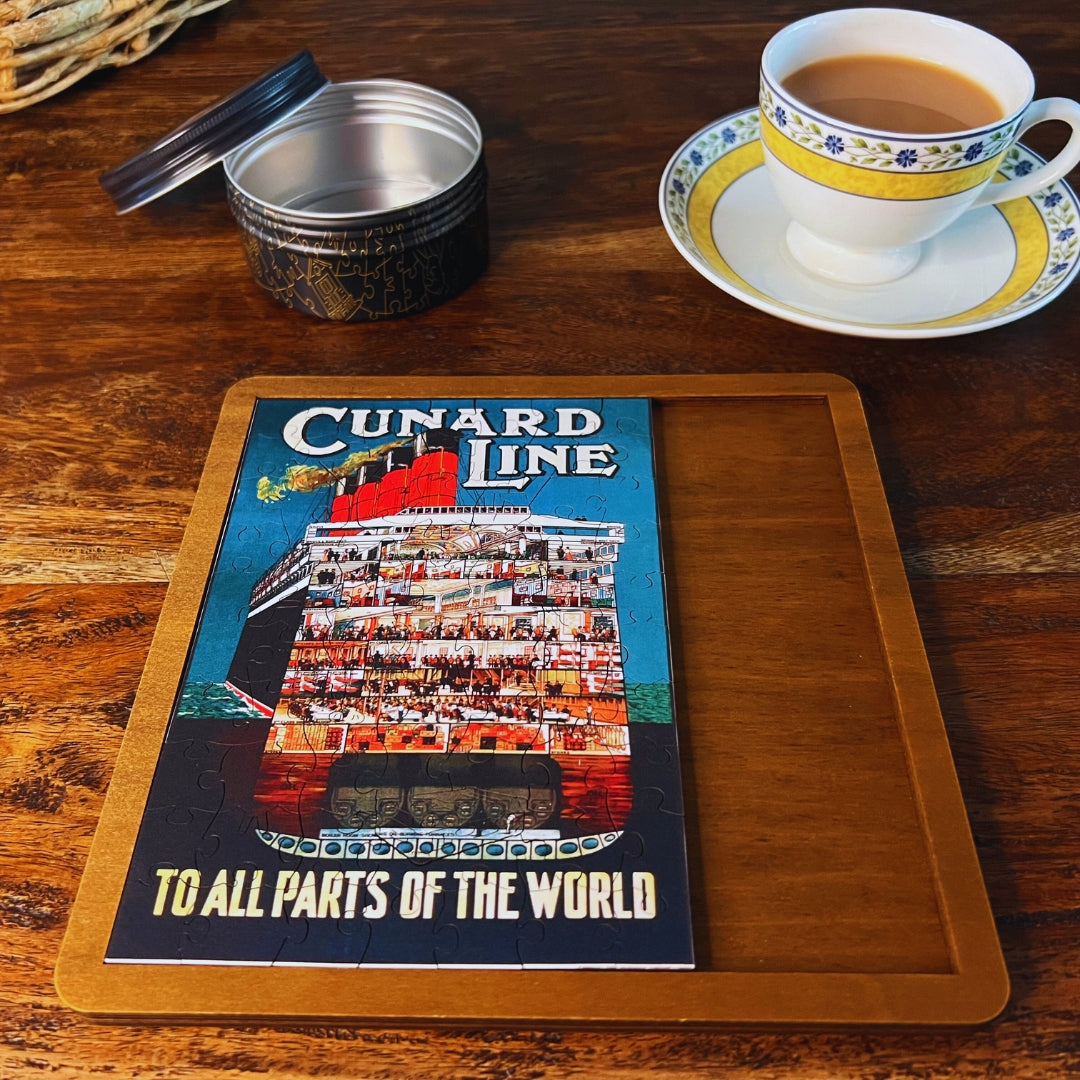 Vintage Poster - Life Aboard Cunard MINI QT