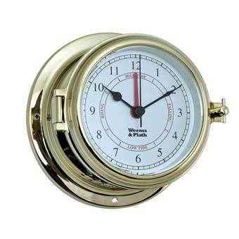 Endurance II 115 Quartz Clock Tide & Time Brass