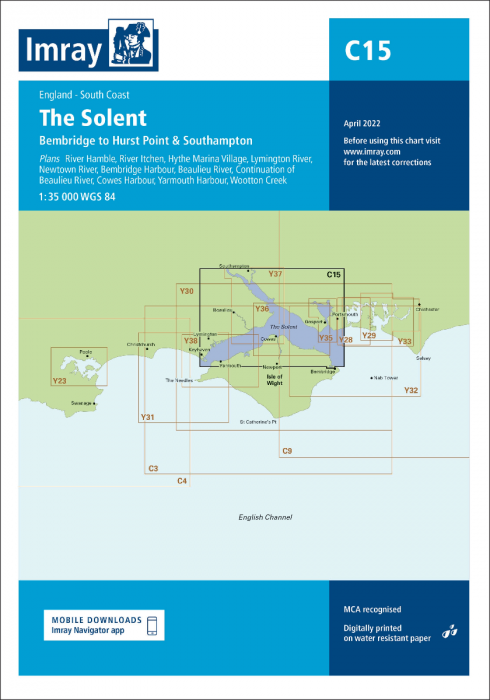 C15 The Solent (Imray Chart)