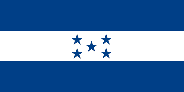 Honduras National Courtesy Flag