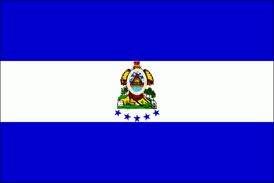 Honduras State Courtesy Flag