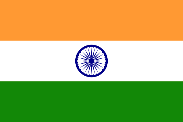 India National/Merchant Courtesy Flag