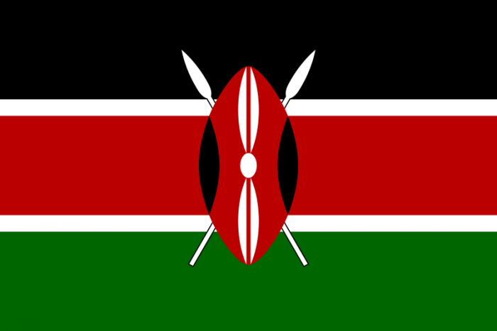 Kenya Courtesy Flag