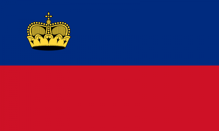 Liechtenstein Courtesy Flag