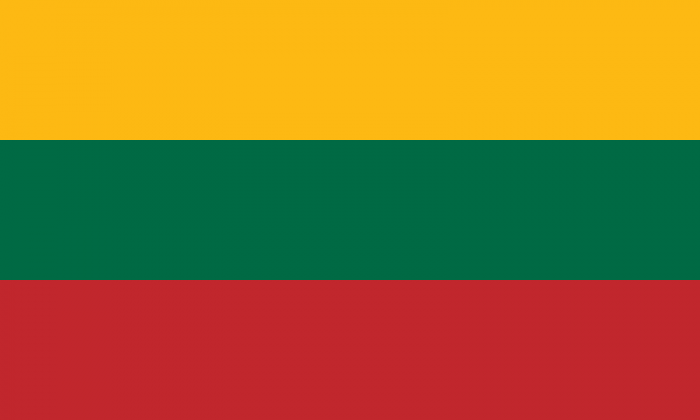 Lithuania Courtesy Flag