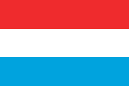 Luxembourg Courtesy Flag
