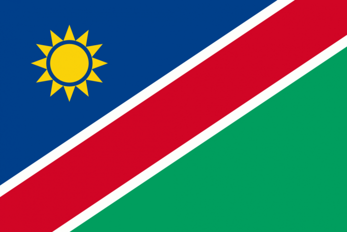 Namibia Courtesy Flag
