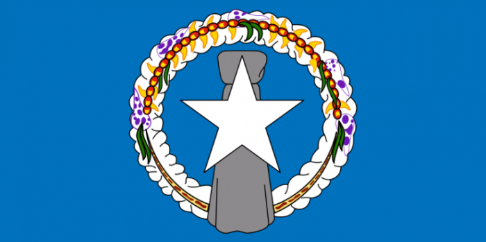 North Mariana Islands Courtesy Flag