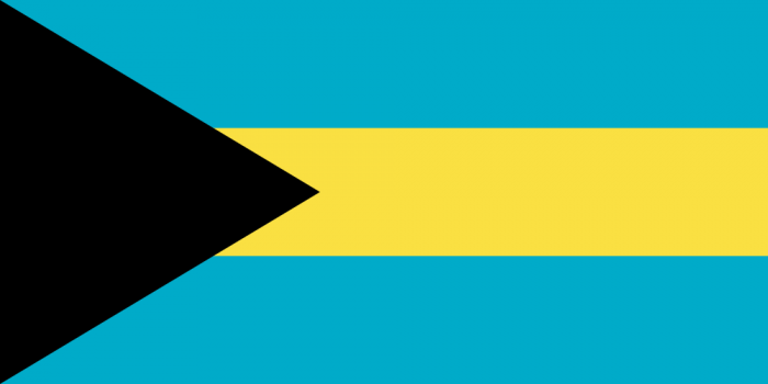 Bahamas National Courtesy Flag