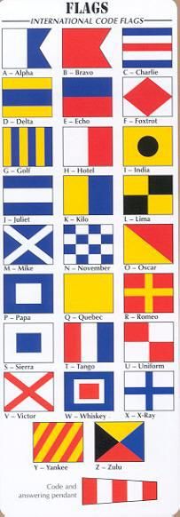 Code Flag Set 12 X 9 with Roll