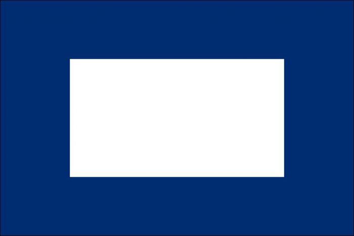 12 x 9 Code Flag P Polyester