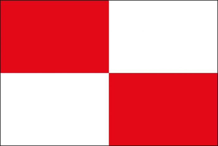 12 x 9 Code Flag U Polyester