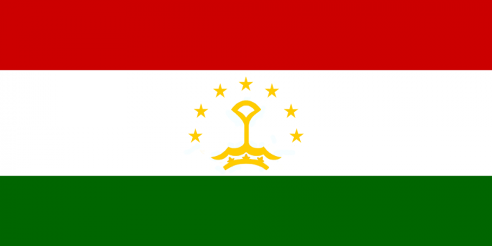 Tajikistan Courtesy Flag